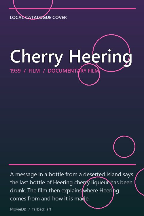 Cherry Heering poster