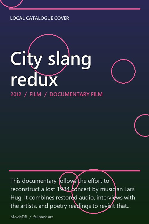 City slang redux poster