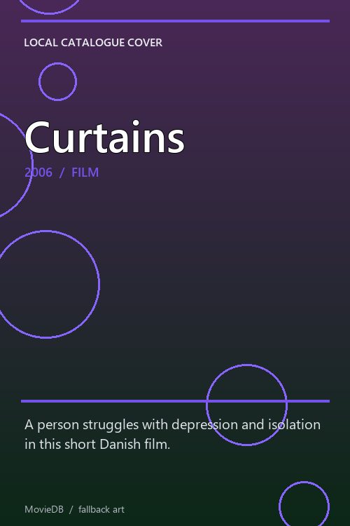 Curtains poster