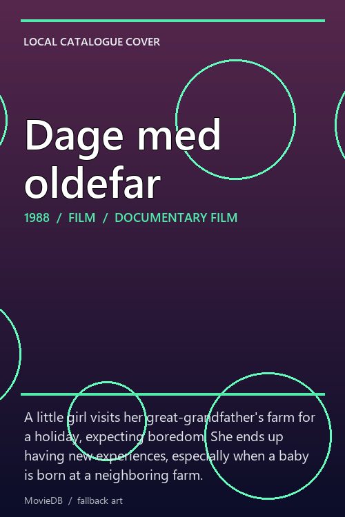 Dage med oldefar poster