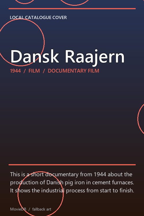 Dansk Raajern poster