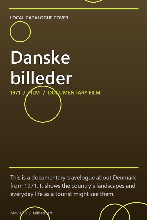Danske billeder poster