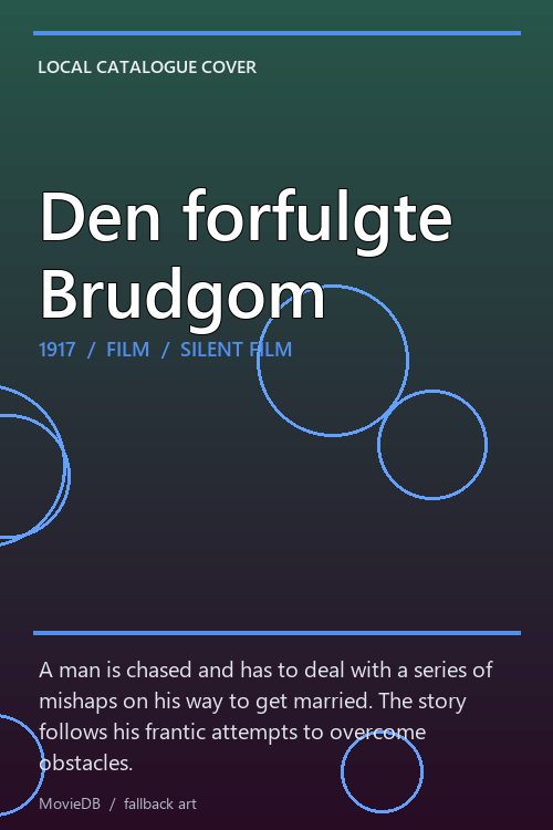Den forfulgte Brudgom poster