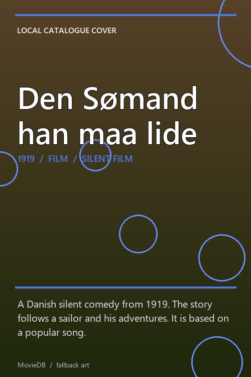 Den Sømand han maa lide poster