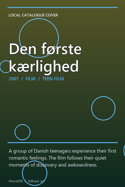 Den første kærlighed poster