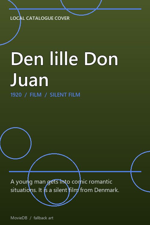 Den lille Don Juan poster