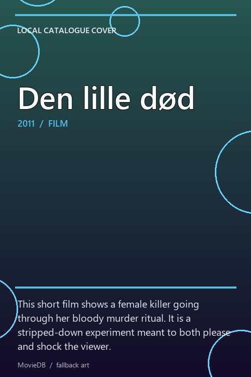 Den lille død poster
