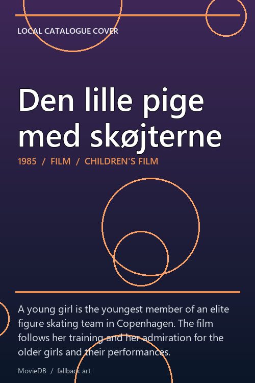 Den lille pige med skøjterne poster