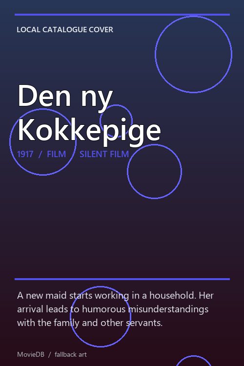 Den ny Kokkepige poster