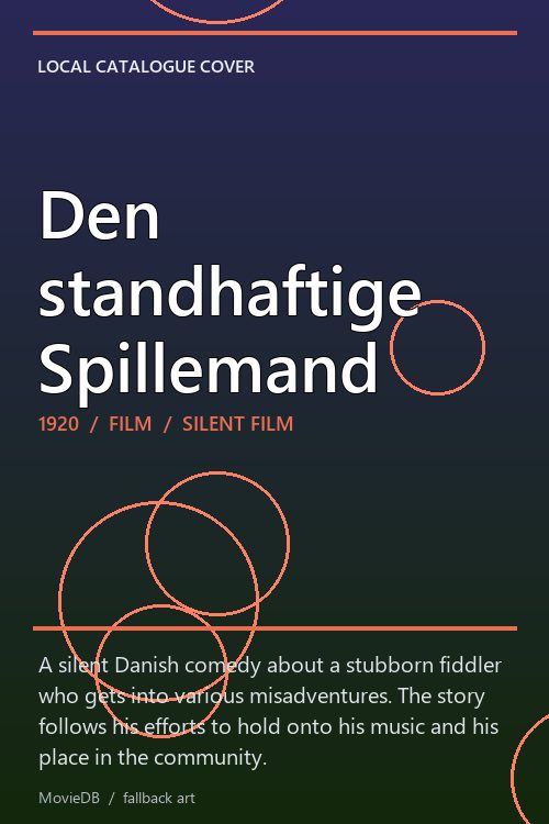 Den standhaftige Spillemand poster