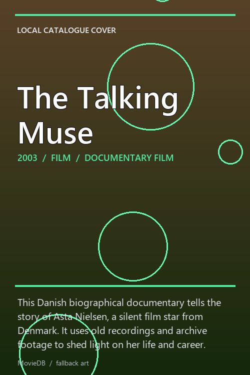 The Talking Muse poster