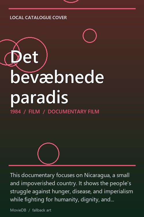 Det bevæbnede paradis poster