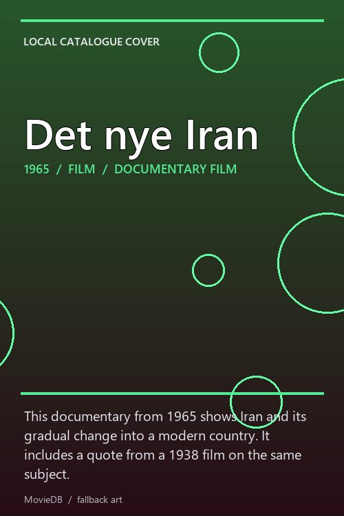 Det nye Iran poster