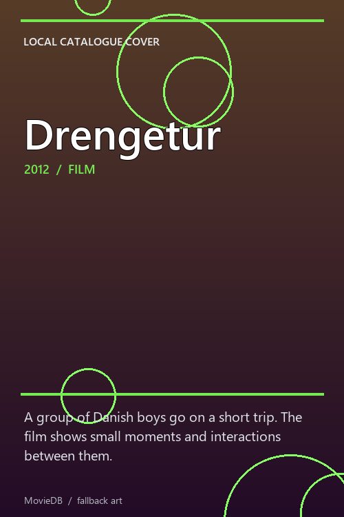Drengetur poster