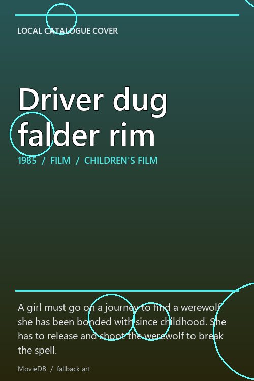 Driver dug falder rim poster