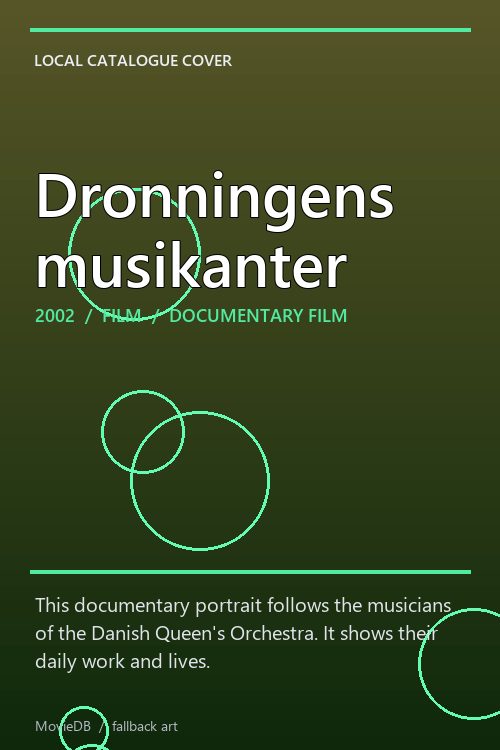 Dronningens musikanter poster