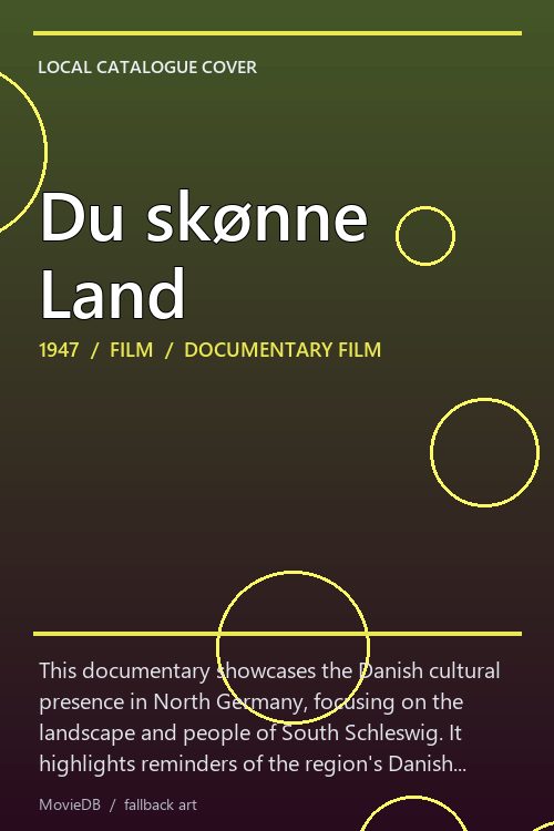 Du skønne Land poster