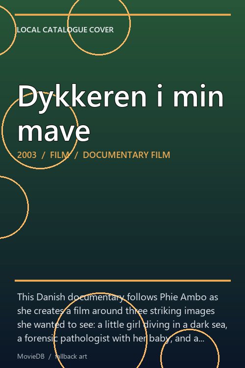 Dykkeren i min mave poster