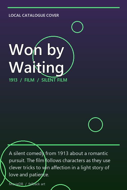 Won by Waiting poster