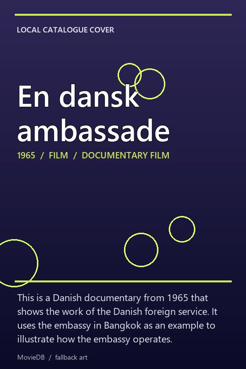 En dansk ambassade poster