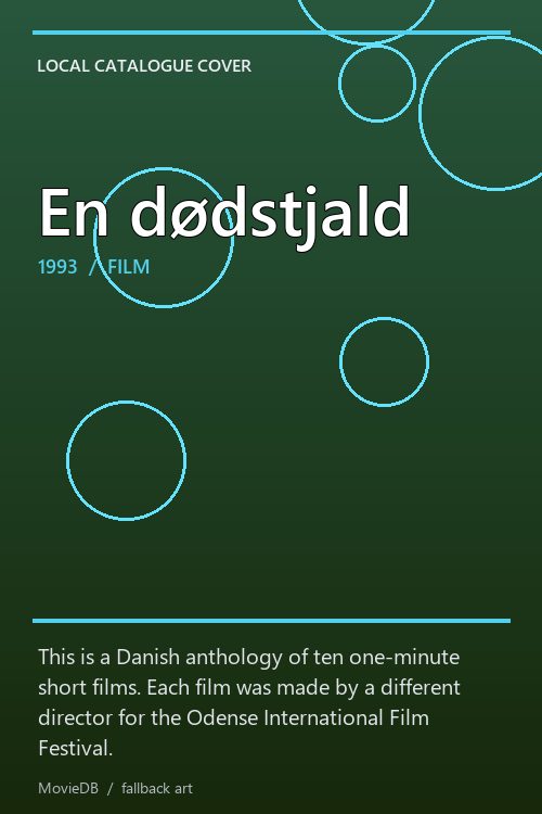 En dødstjald poster