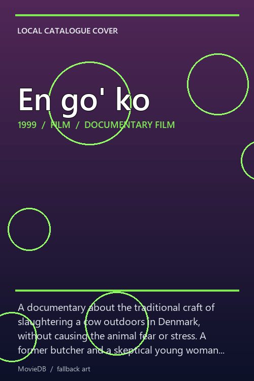 En go' ko poster
