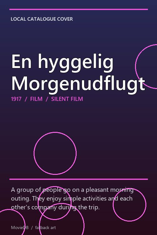 En hyggelig Morgenudflugt poster