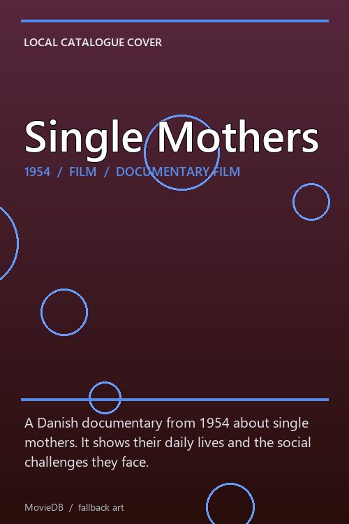 Single Mothers poster