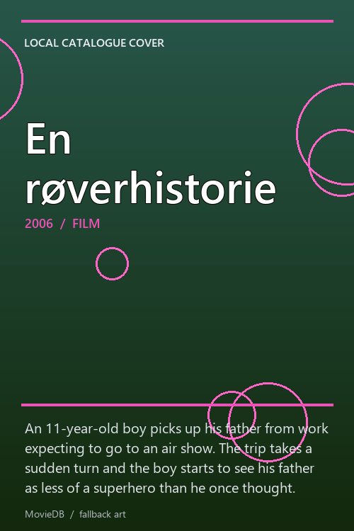 En røverhistorie poster