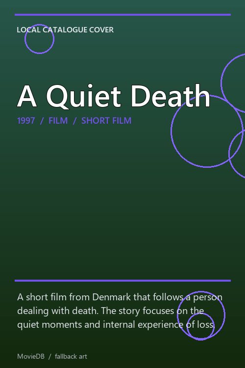 A Quiet Death poster