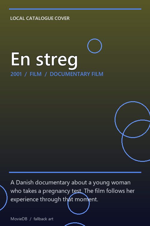 En streg poster