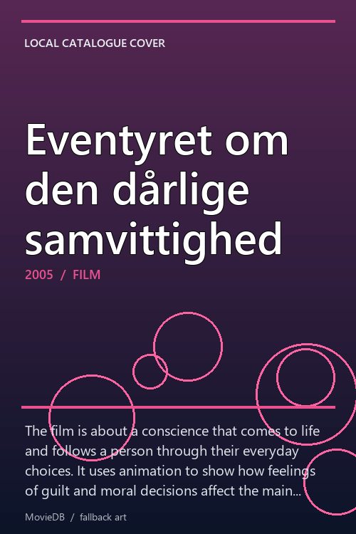 Eventyret om den dårlige samvittighed poster