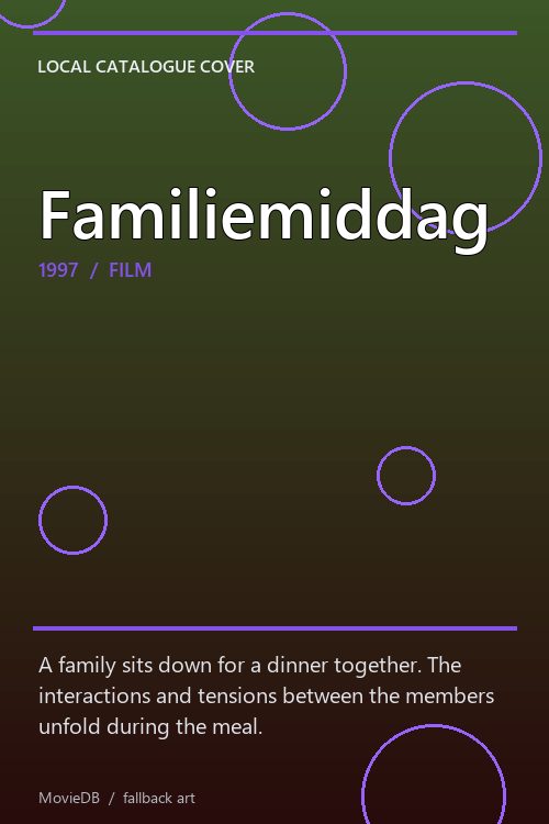 Familiemiddag poster