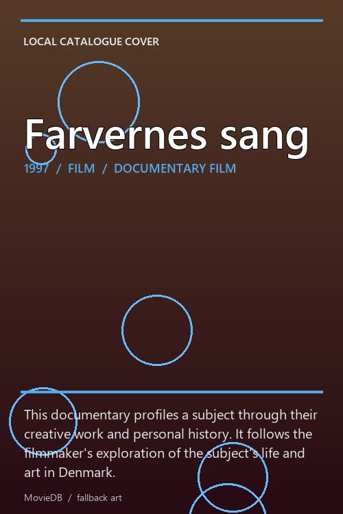 Farvernes sang poster