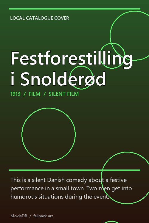 Festforestilling i Snolderød poster