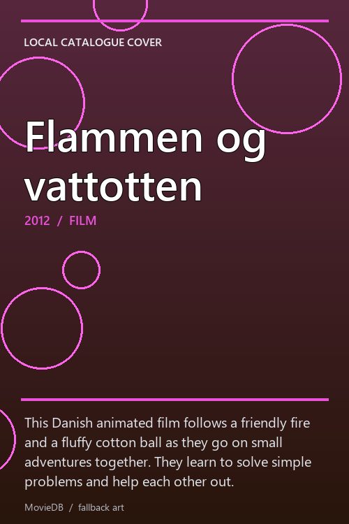 Flammen og vattotten poster