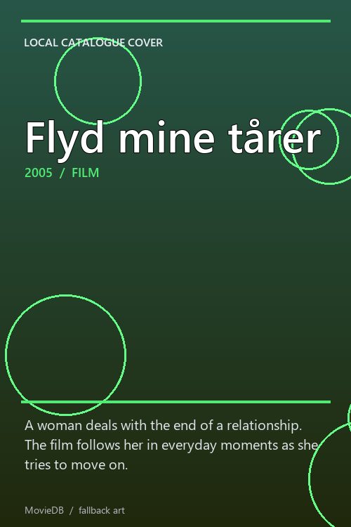 Flyd mine tårer poster