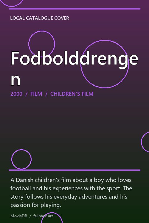 Fodbolddrengen poster