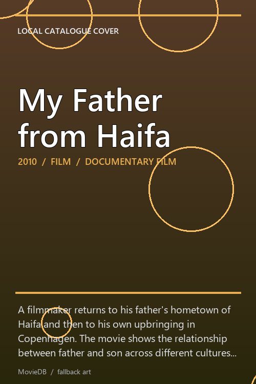 My Father from Haifa poster