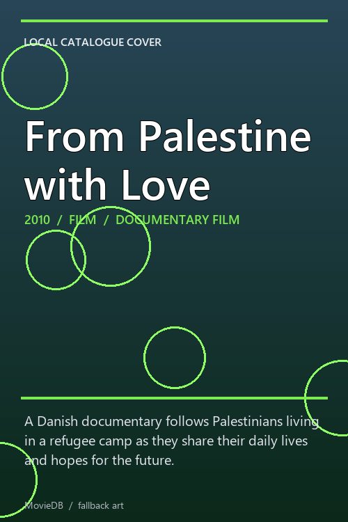 From Palestine with Love poster
