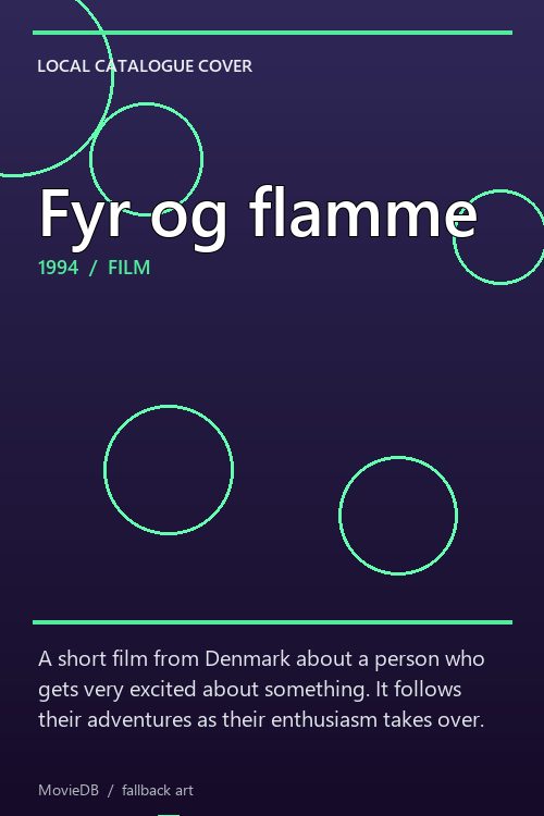 Fyr og flamme poster