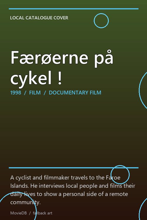 Færøerne på cykel ! poster