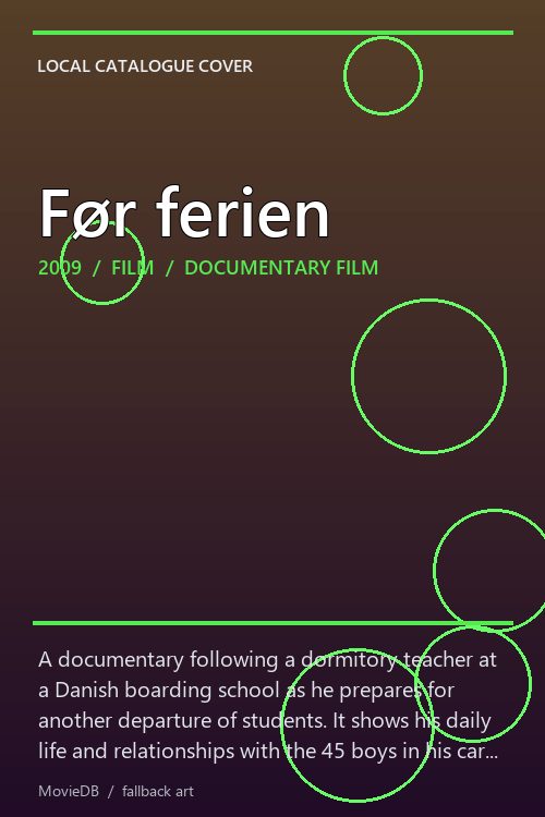 Før ferien poster
