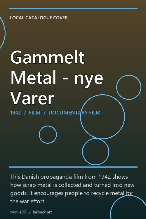 Gammelt Metal - nye Varer poster