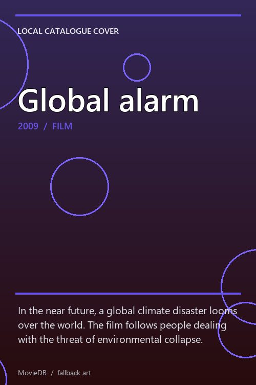 Global alarm poster