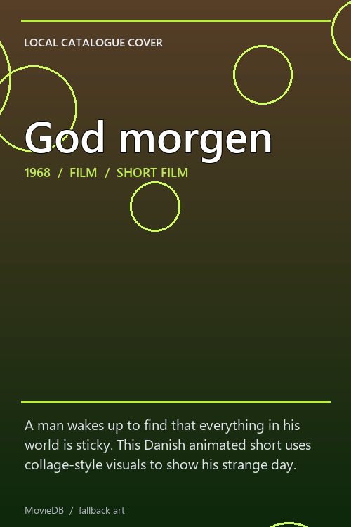 God morgen poster