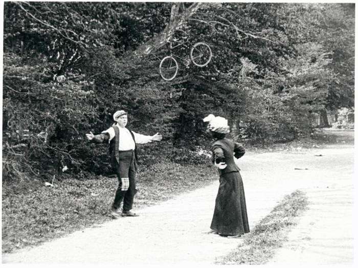 Heksen og cyklisten poster