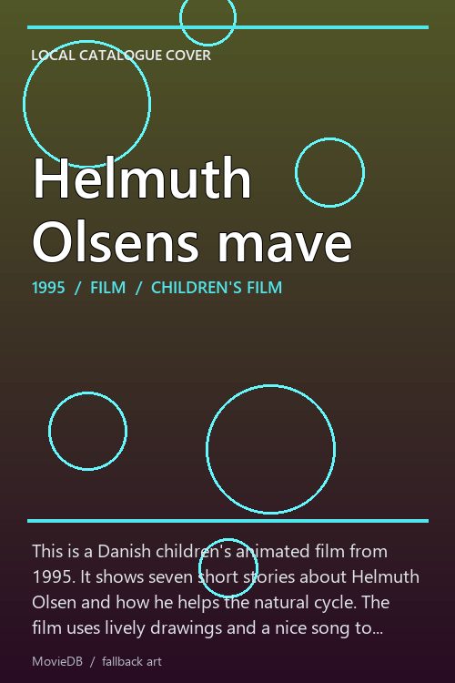 Helmuth Olsens mave poster