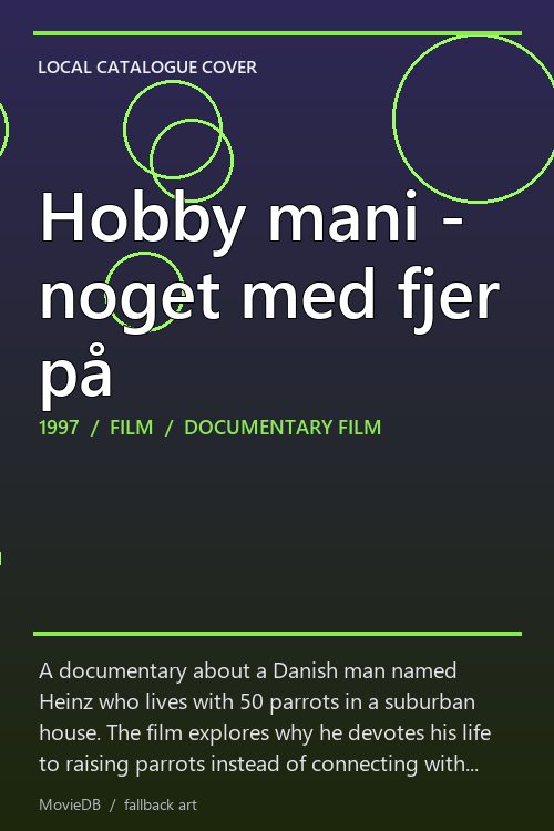 Hobby mani - noget med fjer på poster