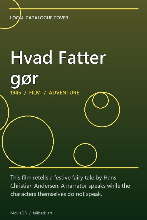 Hvad Fatter gør poster